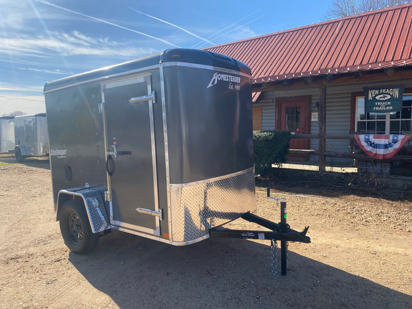 New 2027 Homesteader 5X8 Cargo / Enclosed Trailer w/ Rear Ramp