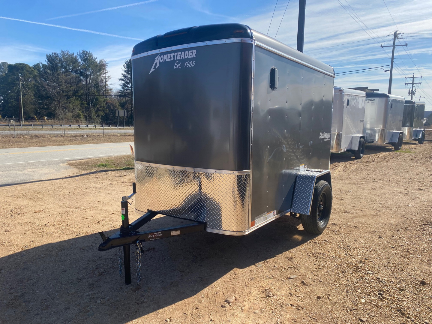 New 2027 Homesteader 5X8 Cargo / Enclosed Trailer w/ Rear Ramp