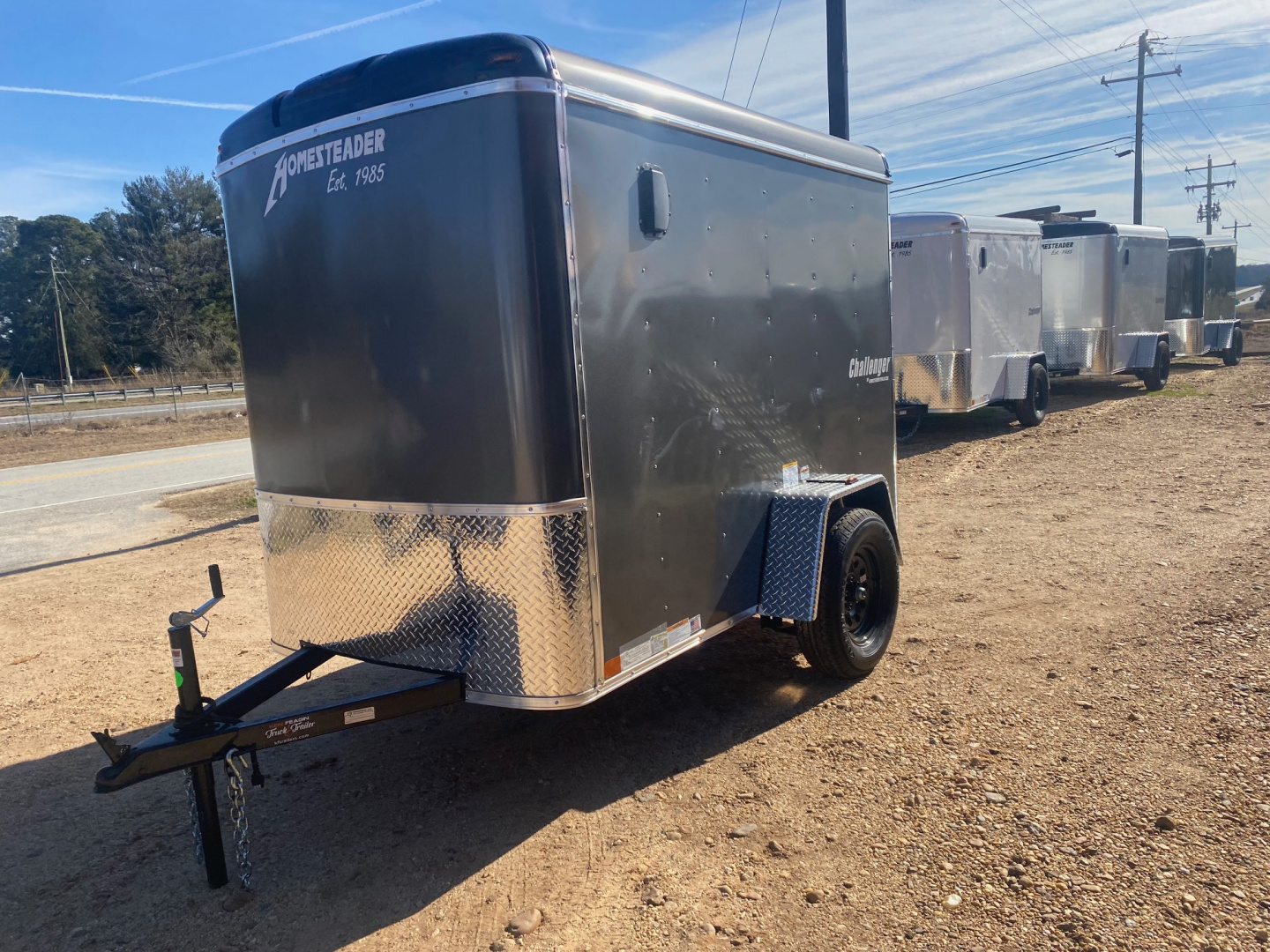 New 2027 Homesteader 5X8 Cargo / Enclosed Trailer w/ Rear Ramp
