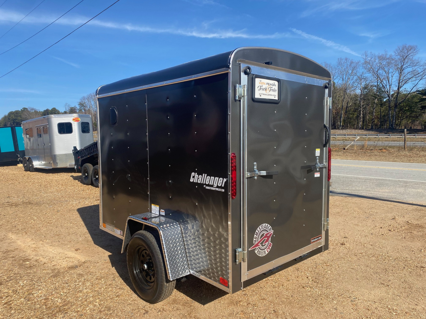 New 2027 Homesteader 5X8 Cargo / Enclosed Trailer w/ Rear Ramp