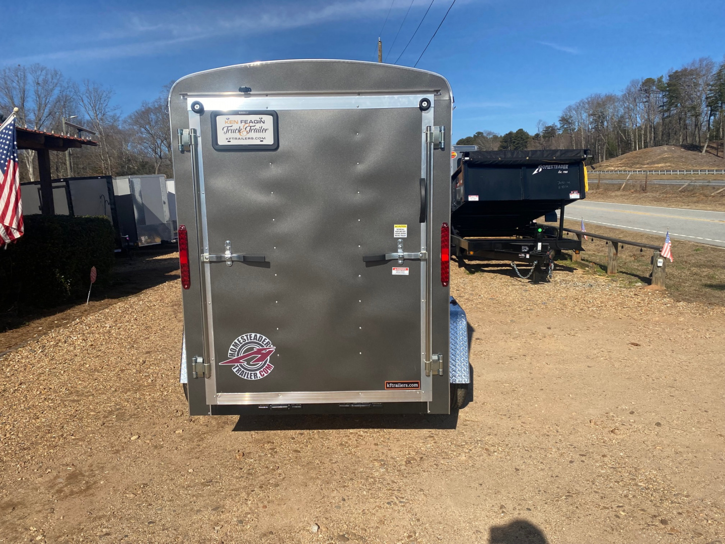 New 2027 Homesteader 5X8 Cargo / Enclosed Trailer w/ Rear Ramp