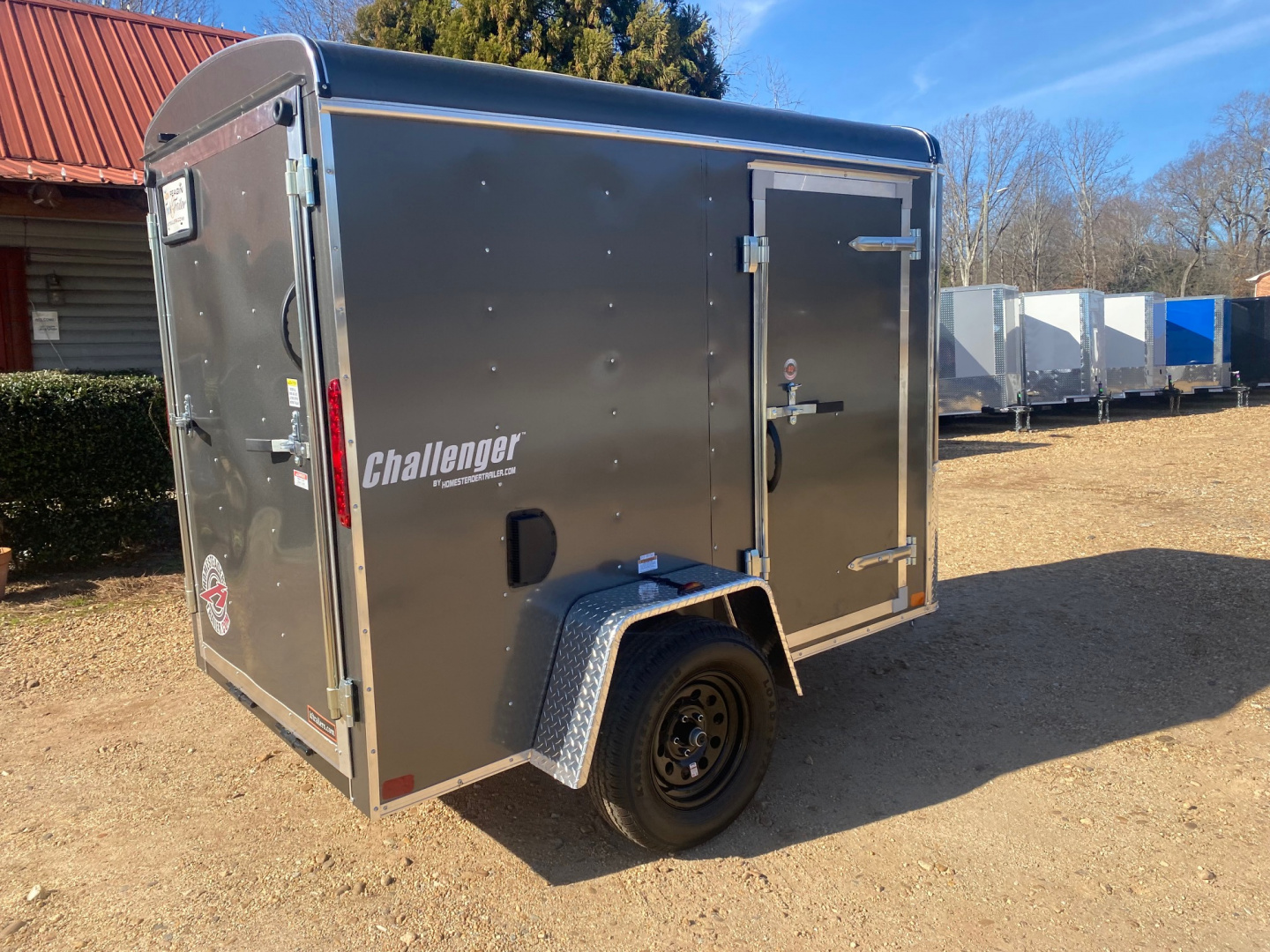 New 2027 Homesteader 5X8 Cargo / Enclosed Trailer w/ Rear Ramp