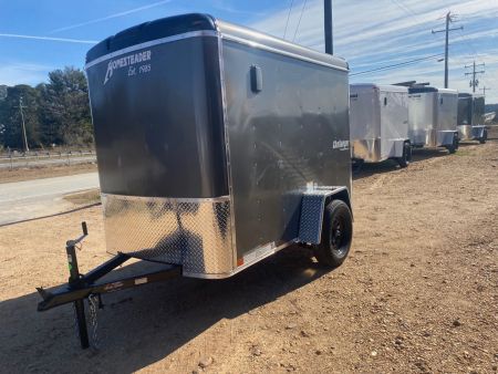 New 2027 Homesteader 5X8 Cargo / Enclosed Trailer w/ Rear Ramp