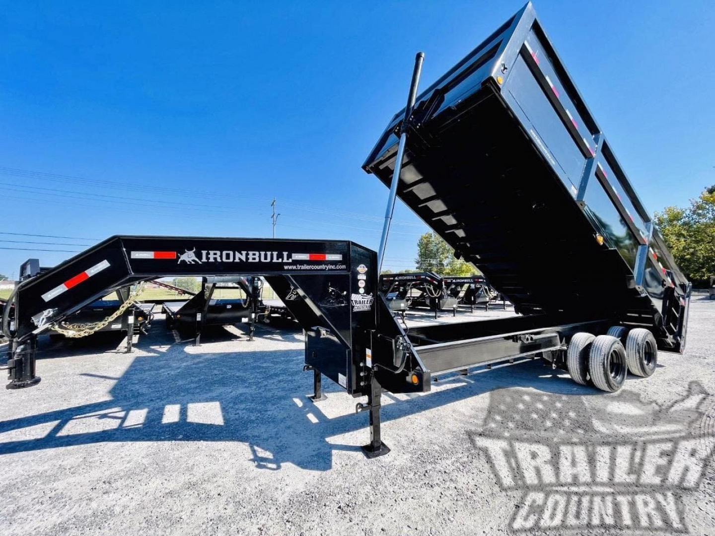 New 2026 NEW 102'' x 20' Dual Tandem 3 Stage Telescopic Gooseneck Dump Trlr w/ 48" High Sides