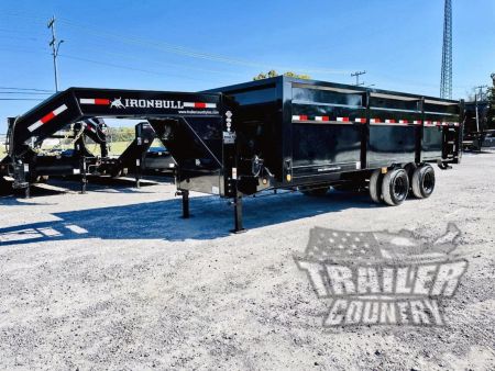 New 2026 NEW 102'' x 20' Dual Tandem 3 Stage Telescopic Gooseneck Dump Trlr w/ 48" High Sides