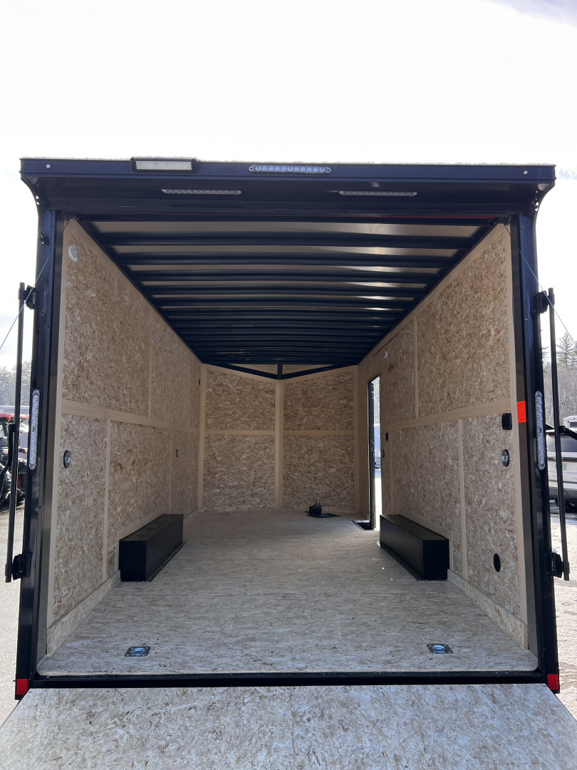 New 2026 US Cargo 8.5X20 + 3FT V nose/ 7'6" interior/ I-Beam frame/ Polycore/Blackout -9990gvw