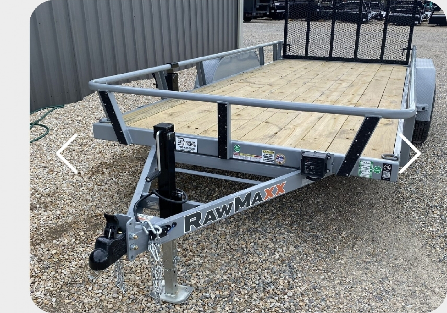 New 2026 RawMaxx UTX Utility Trailer
