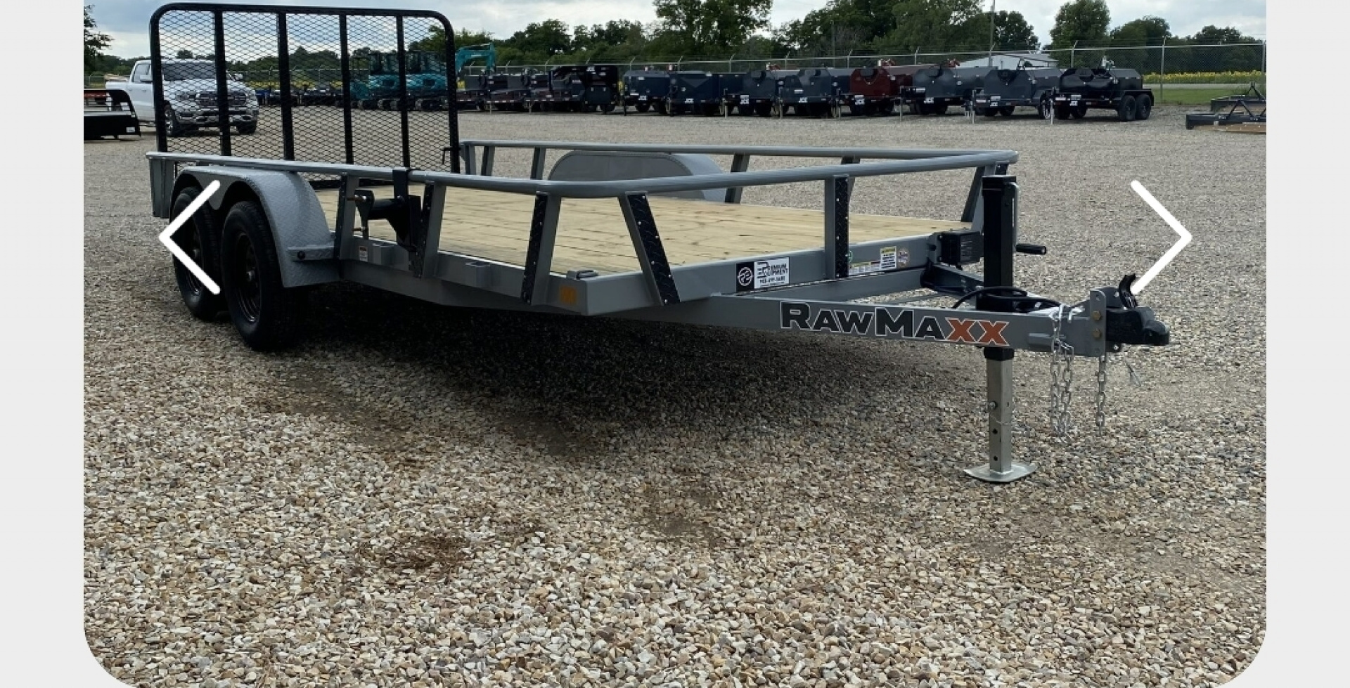 New 2026 RawMaxx UTX Utility Trailer
