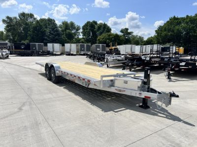 New NEW 2026 H&H Speedloader 14K 102" wide ALUMINUM 24’ POWER TILTbed flatbed Trailer