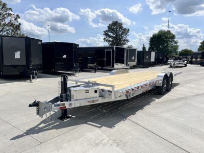 New NEW 2026 H&H Speedloader 14K 102" wide ALUMINUM 24’ POWER TILTbed flatbed Trailer