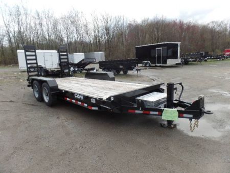 New CAM Superline Brand, HEAVY DUTY EQUIPMENT TRAILER, Low Deck, 20ft.  17,600 lb. GVWR, 4,070 lbs. empty, 13,530 lb. payload rated, ID#545092