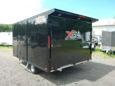 New 2026 Nitro EXAMPLE/ NITRO ELEVATION 8.5X12+V nose Single Axle Snowmobile Trailer