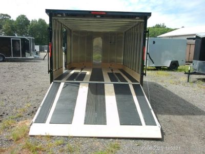 New 2026 Nitro EXAMPLE/ NITRO ELEVATION 8.5X12+V nose Single Axle Snowmobile Trailer