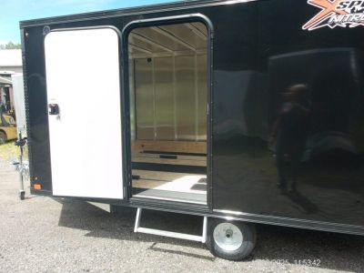 New 2026 Nitro EXAMPLE/ NITRO ELEVATION 8.5X12+V nose Single Axle Snowmobile Trailer