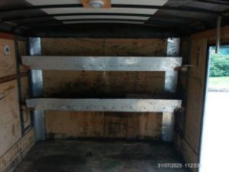 Used RENTAL UNIT / USED 8.5X24 Heavy Duty Enclosed Landscape Trailer, 9,990 lb. GVWR, just serviced. Ready to go to work. ID#068805 SALE $8,500