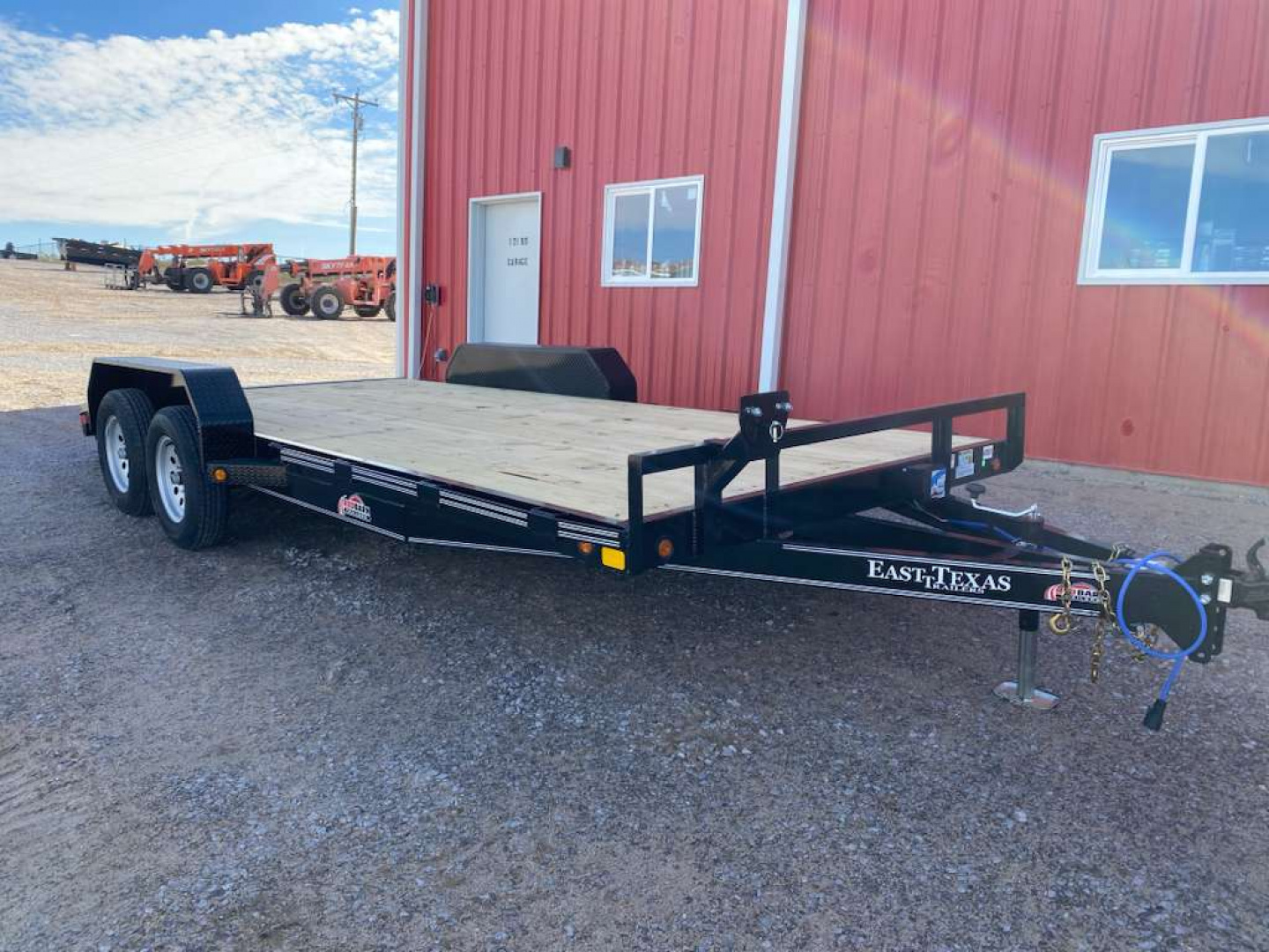 New 2026 East Texas Trailers 83X18 CAR HAULER, W/ SPARE Car Hauler
