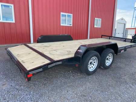 New 2026 East Texas Trailers 83X18 CAR HAULER, W/ SPARE Car Hauler