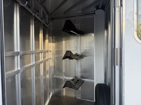 New COLT3HBPLITEWD FRONTIER COLT 3 HORSE 6'8" X 15' ALUMINUM HORSE TRAILER