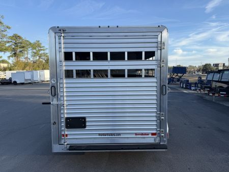 New COLT3HBPLITEWD FRONTIER COLT 3 HORSE 6'8" X 15' ALUMINUM HORSE TRAILER