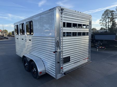 New COLT3HBPLITEWD FRONTIER COLT 3 HORSE 6'8" X 15' ALUMINUM HORSE TRAILER