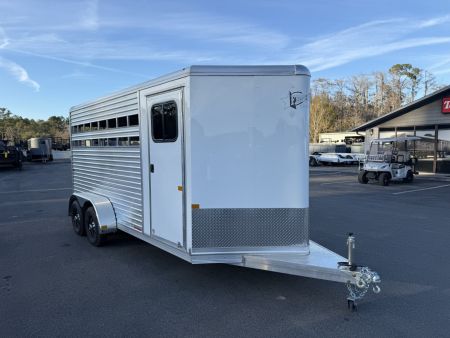 New COLT3HBPLITEWD FRONTIER COLT 3 HORSE 6'8" X 15' ALUMINUM HORSE TRAILER