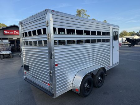 New COLT3HBPLITEWD FRONTIER COLT 3 HORSE 6'8" X 15' ALUMINUM HORSE TRAILER
