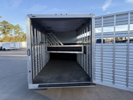 New COLT3HBPLITEWD FRONTIER COLT 3 HORSE 6'8" X 15' ALUMINUM HORSE TRAILER