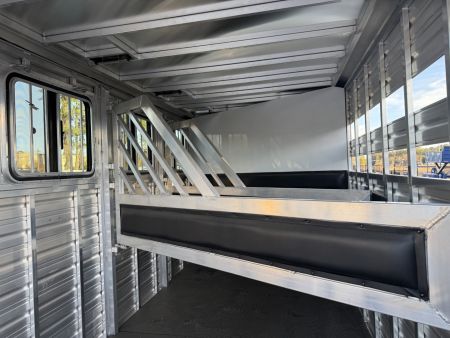 New COLT3HBPLITEWD FRONTIER COLT 3 HORSE 6'8" X 15' ALUMINUM HORSE TRAILER