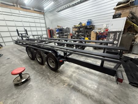 New 2027 Haul-Rite Trailers FS28TRI-10.5 Tritoon Pontoon Boat