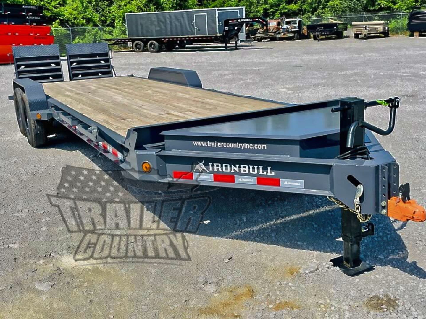 New 2026 New Iron Bull 83"x24' 14k GVWR With Rampage Ramps