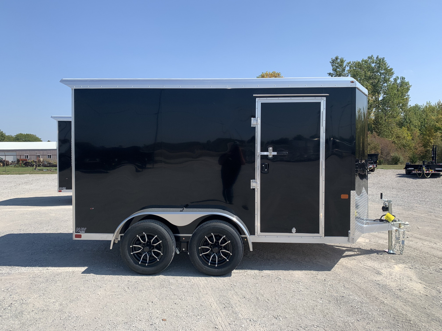 New 2026 NEO Trailers NAV126TR6 (6' X 12') 7K V-Nose Cargo / Enclosed Trailer