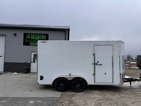 New SALE $$$ 2025 H&H Trailers 7X14 7' INTERIOR RAMP DOOR Cargo / Enclosed Trailer