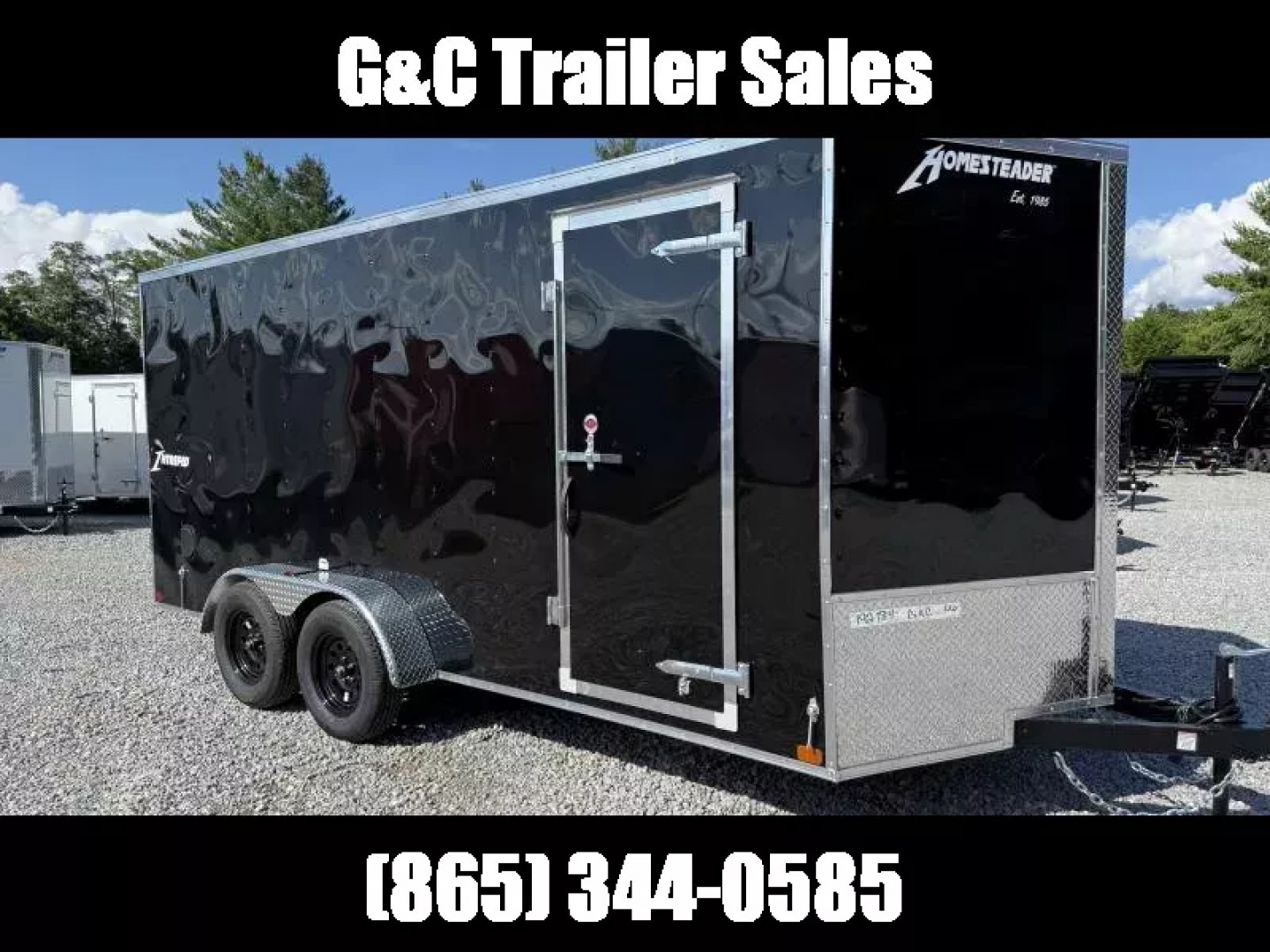 New 2026 Homesteader Trailers 7X16 IT ("6.6 HT) BARN DOORS Cargo / Enclosed Trailer