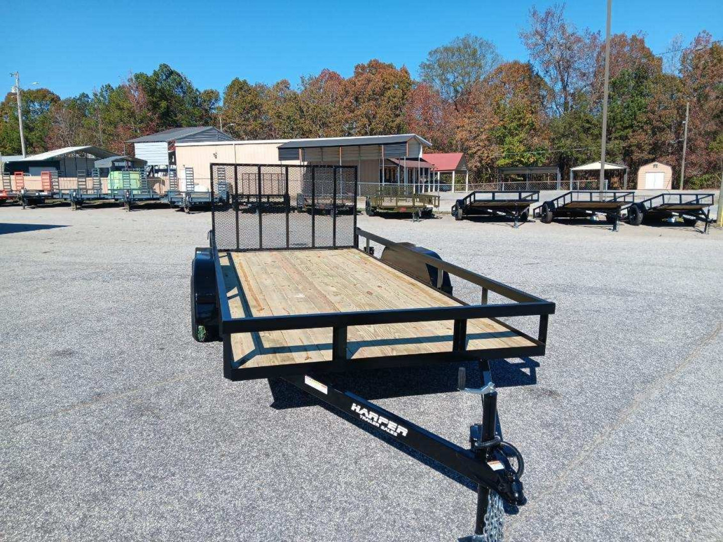 New 2026 7X16 TANDEM AXLE UTILITY TRAILER WITH BRAKES