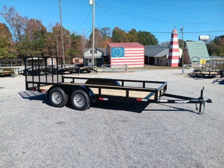 New 2026 7X16 TANDEM AXLE UTILITY TRAILER WITH BRAKES
