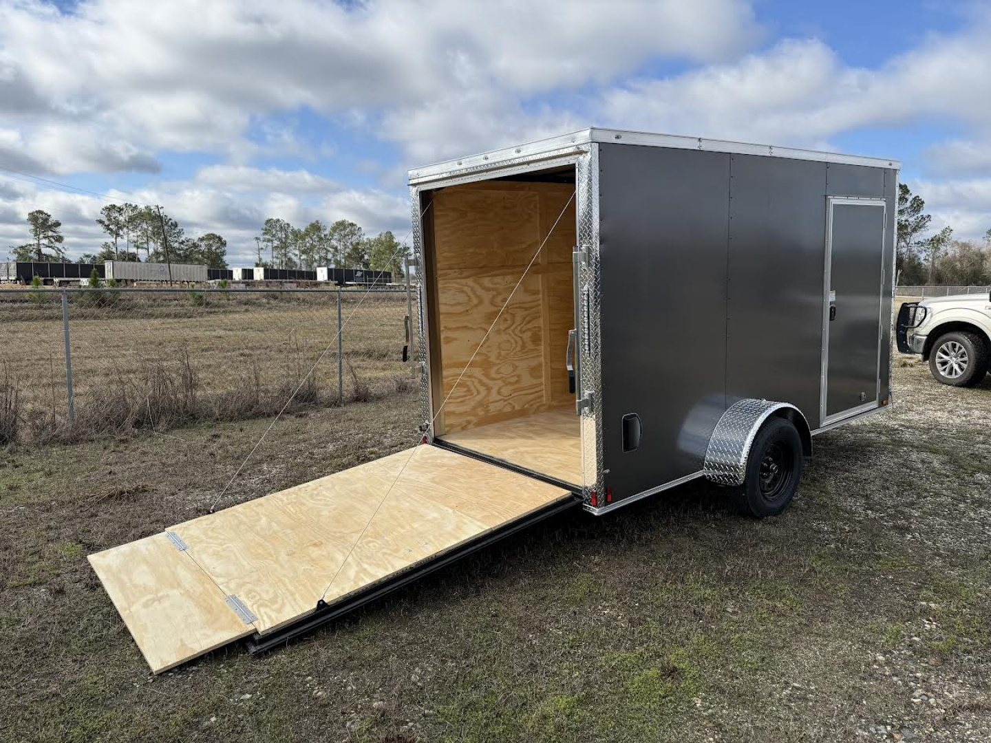 New 6x12 Single Axle Enclosed Trailer | Titanium Cargo Trailer