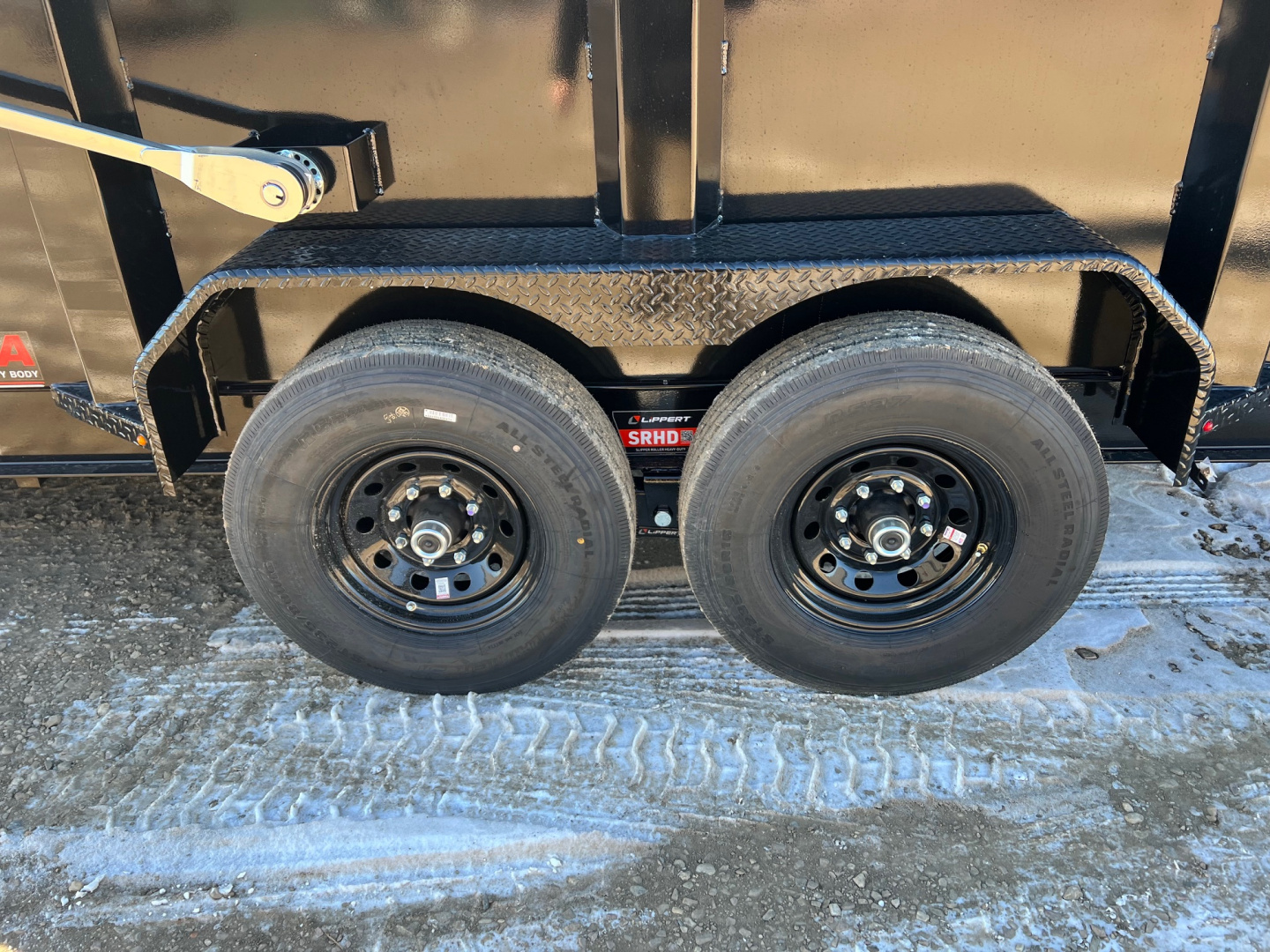 New 2026 Diamond C Trailers 16' LPT207 Telescopic High Side Dump Trailer