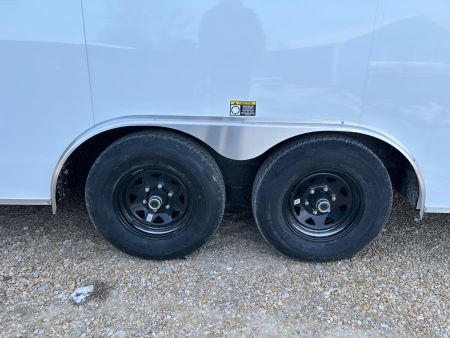 New 2025 H&H Trailers 8.5'X24' V NOSE CAR HAULER 85" INTERIOR HEIGHT RAMP DOOR Cargo / Enclosed Trailer