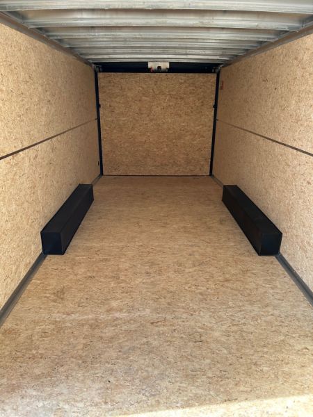 New 2025 H&H Trailers 8.5'X24' V NOSE CAR HAULER 85" INTERIOR HEIGHT RAMP DOOR Cargo / Enclosed Trailer