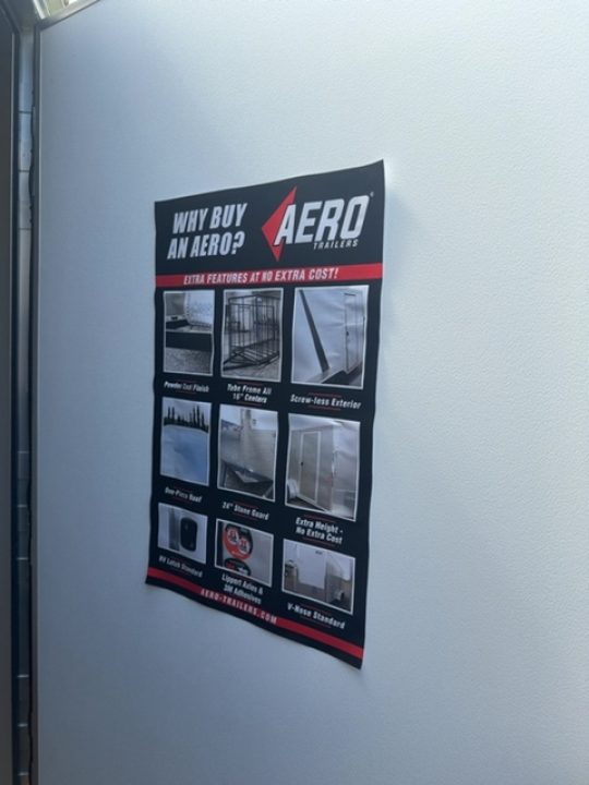 New 2026 AERO 6x10SA Cargo / Enclosed Trailer