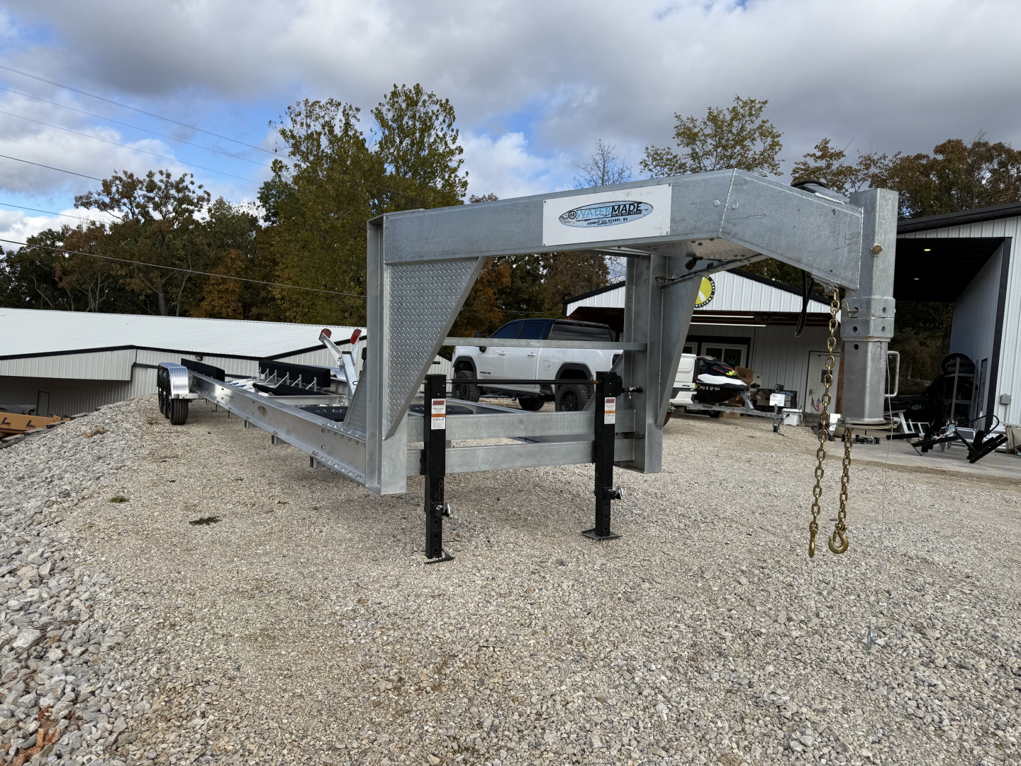 New 2027 WaterMade Boat Trailers WM40-24k Gooseneck Torsion Power Boat