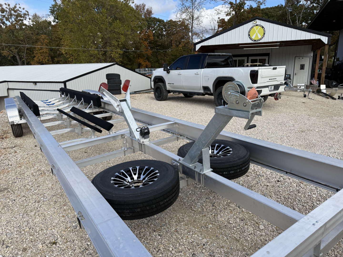 New 2027 WaterMade Boat Trailers WM40-24k Gooseneck Torsion Power Boat