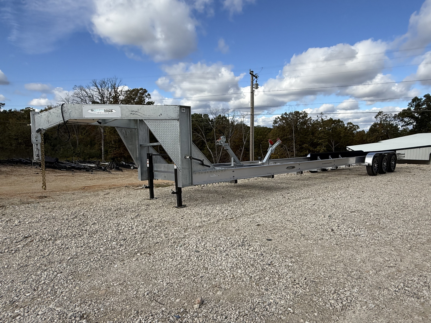 New 2027 WaterMade Boat Trailers WM40-24k Gooseneck Torsion Power Boat