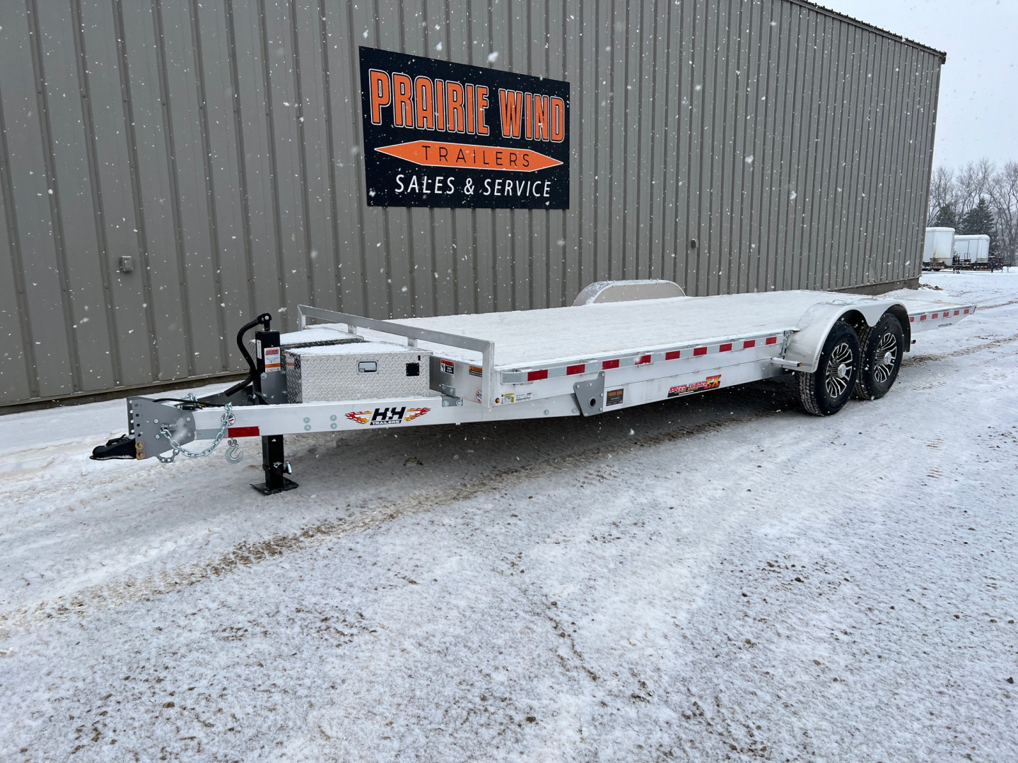 New 2026 H&H Trailers 24' Aluminum Speed Loader Tilt Trailer