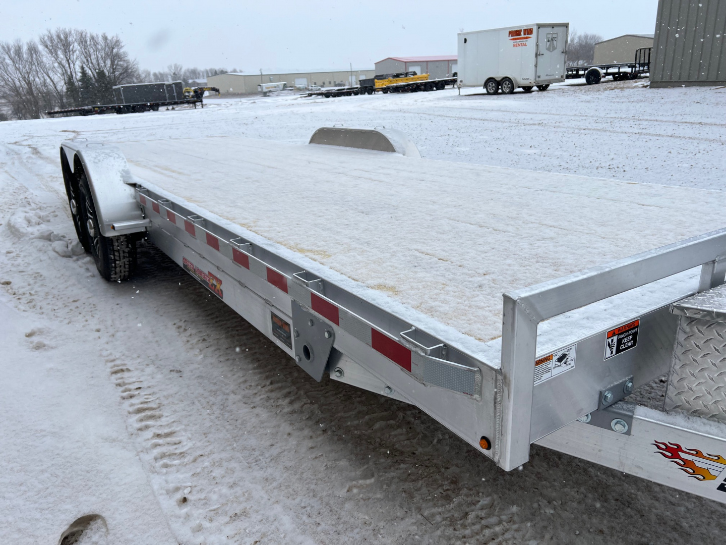 New 2026 H&H Trailers 24' Aluminum Speed Loader Tilt Trailer
