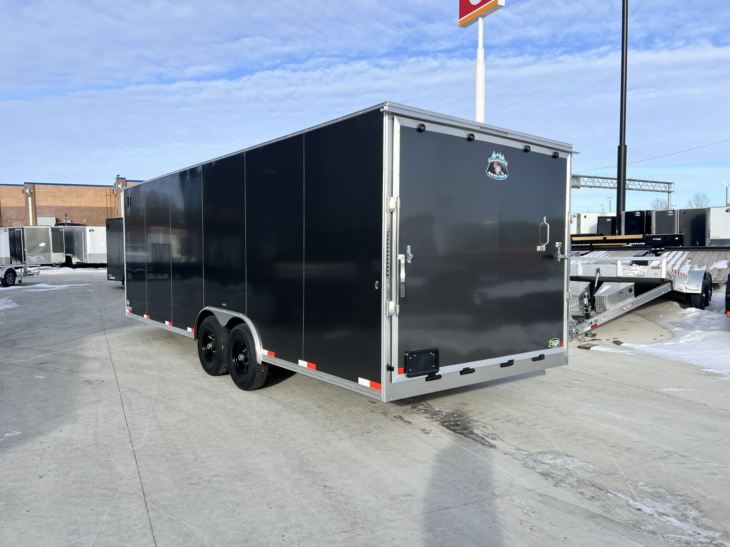 New NEW 2027 Bighorn R&M 8.5x24 +2V SUPERIOR QUALITY 14K Enclosed 7 ft Cargo Trailer Car Hauler