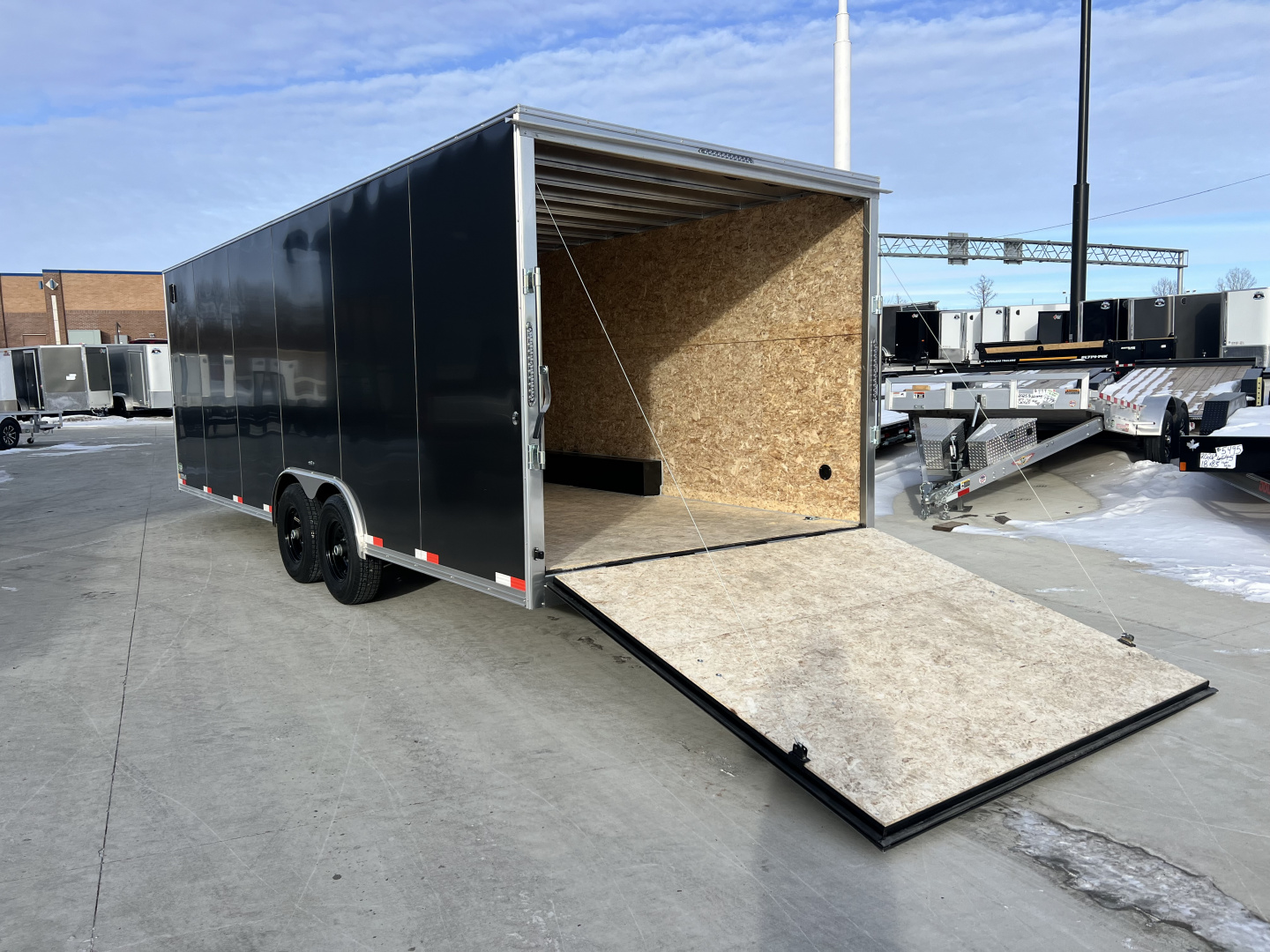 New NEW 2027 Bighorn R&M 8.5x24 +2V SUPERIOR QUALITY 14K Enclosed 7 ft Cargo Trailer Car Hauler