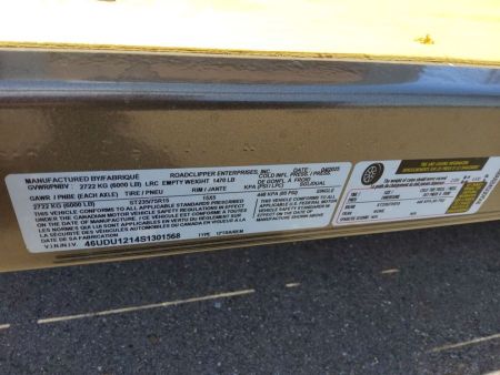 New 2025 Diamond C Trailers PSA106-V Utility Trailer