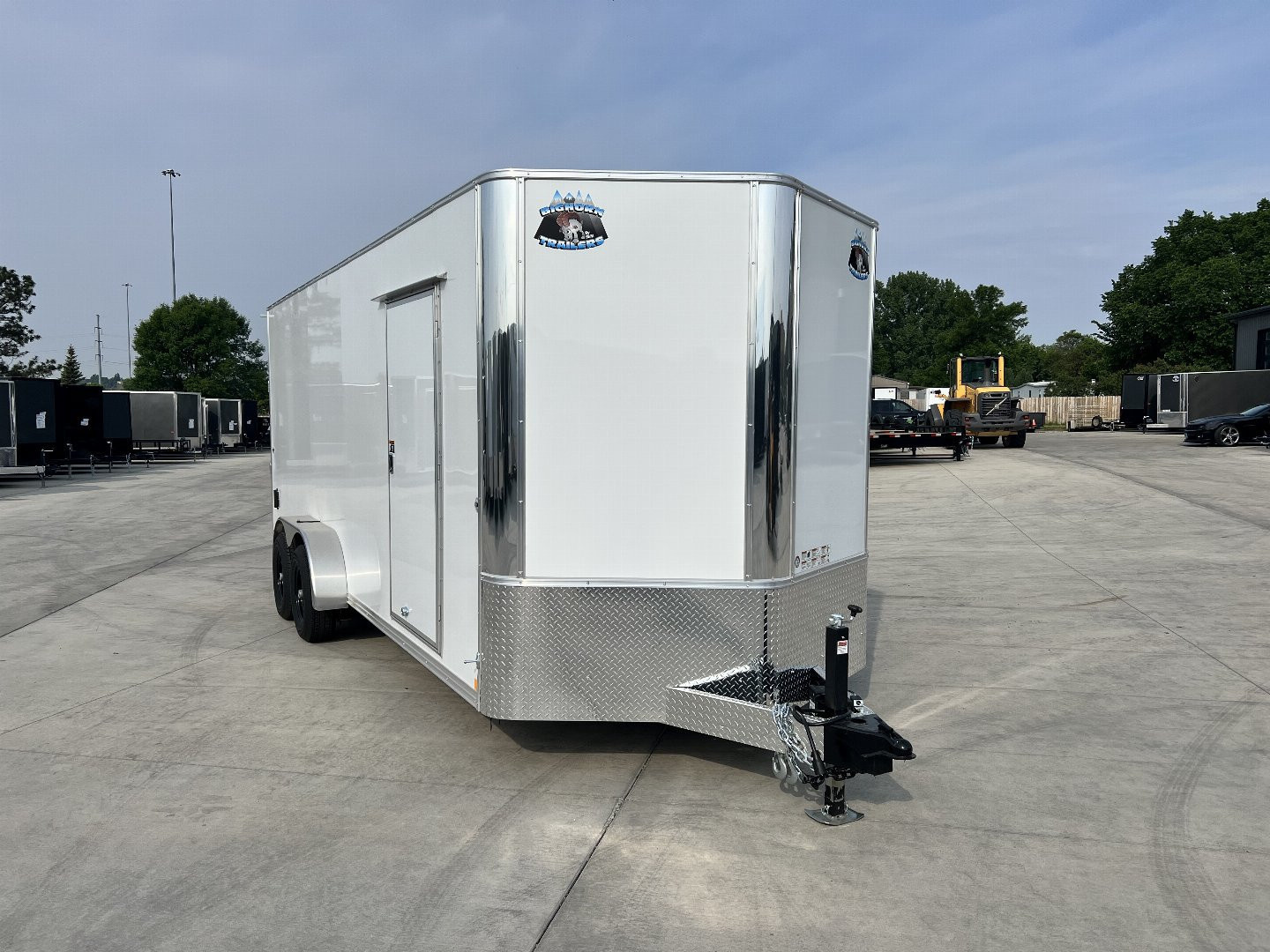 New 2026 Bighorn R&M 7x20+2’V 7K 7ft tall SUPERIOR QUALITY Contractor Model Rear Ramp Enclosed Cargo Trailer