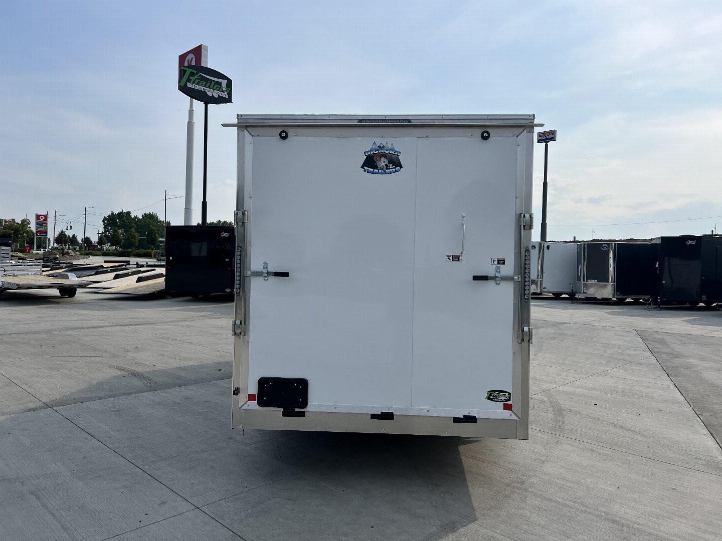 New 2026 Bighorn R&M 7x20+2’V 7K 7ft tall SUPERIOR QUALITY Contractor Model Rear Ramp Enclosed Cargo Trailer